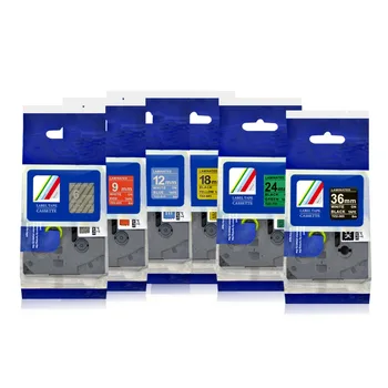 

PUTY Multi-color Multi-model Standard Laminated Label Tapes Compatible for Brother TZe Tapes 1PCS Manufacturer Direct Selling