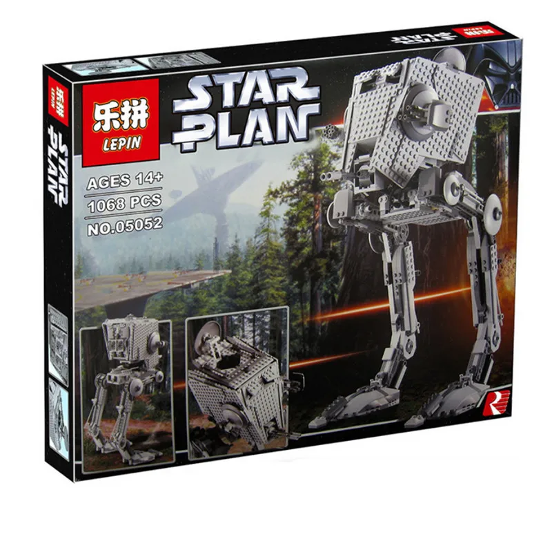 

the AT ST 05052 Legoing Star wars AT-ST Walker 75153 Set Building Blocks Bricks Model Model Gifts Kid Toys