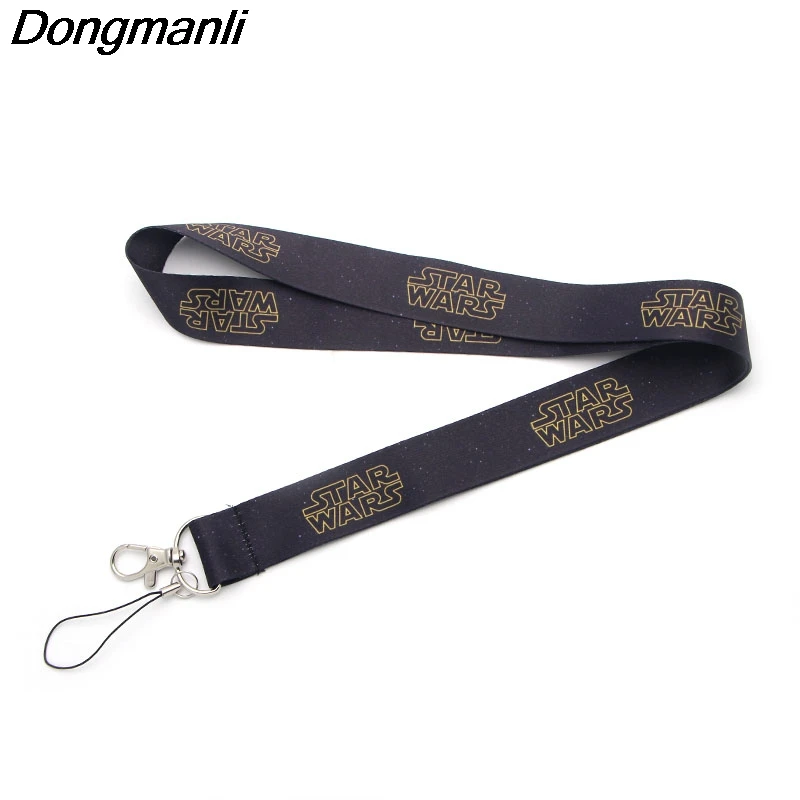 

B1927 Dongmanli Star Wars necklace lanyard Badge ID Lanyards/ Mobile Phone Rope/ Key Lanyard Neck Straps jewelry