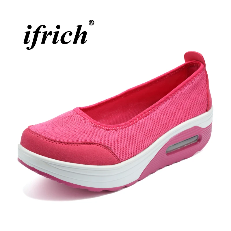Women Running Shoes Air Plus Size 35 42 Slip on Sneakers for Female