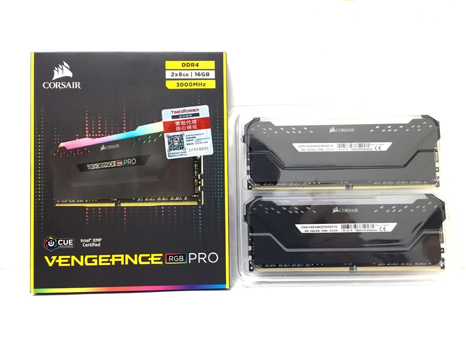 CORSAIR 16 Гб 2X8 ГБ двухканальная DDR4 RGB PRO 3600 МГц Память DIMM настольная поддержка материнская плата ddr4 3000 3200 МГц