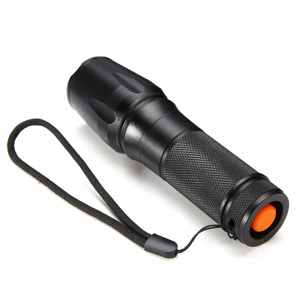 

High Quality 3000LM XML-T6 LED Zoomable Flashlight Focus Aluminum Torch for Outdoor Lamp with 18650 / 26650 / AAA Battery Holder