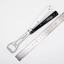 Baliplus открывалка для бутылок с бабочкой, тренировочный нож, не острый нож jilt, свободно качающийся охотничий инструмент, ножи bm42 bm43