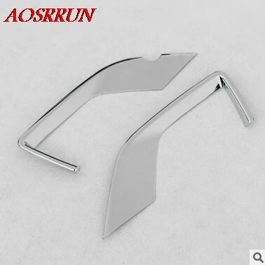 For Hyundai Creta 2014 2015 abs Chrome After Rear Tail Fog light Lamp Shade Frame Trim