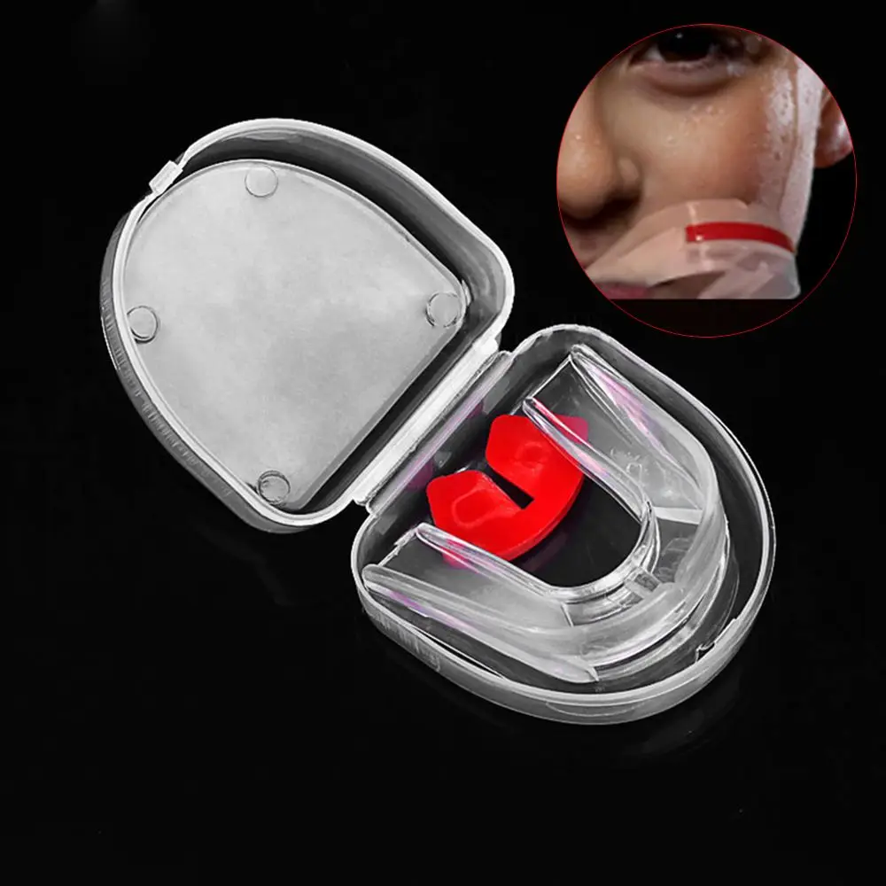 

1 St Double + 1 St Single Shock Sport Boxing Tender Protector Mouth Guard Teeth Protector Bucal for Boxing Basketball Top Grade
