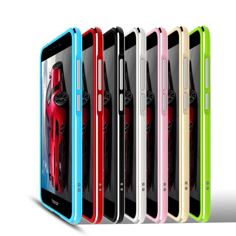 

For Huawei Nova 2 PIC-AL00 Bumper Case Aluminum Metal Frame Border Case For Huawei Nova 2 Plus BAC-AL00 Nova2 Shockproof Shield