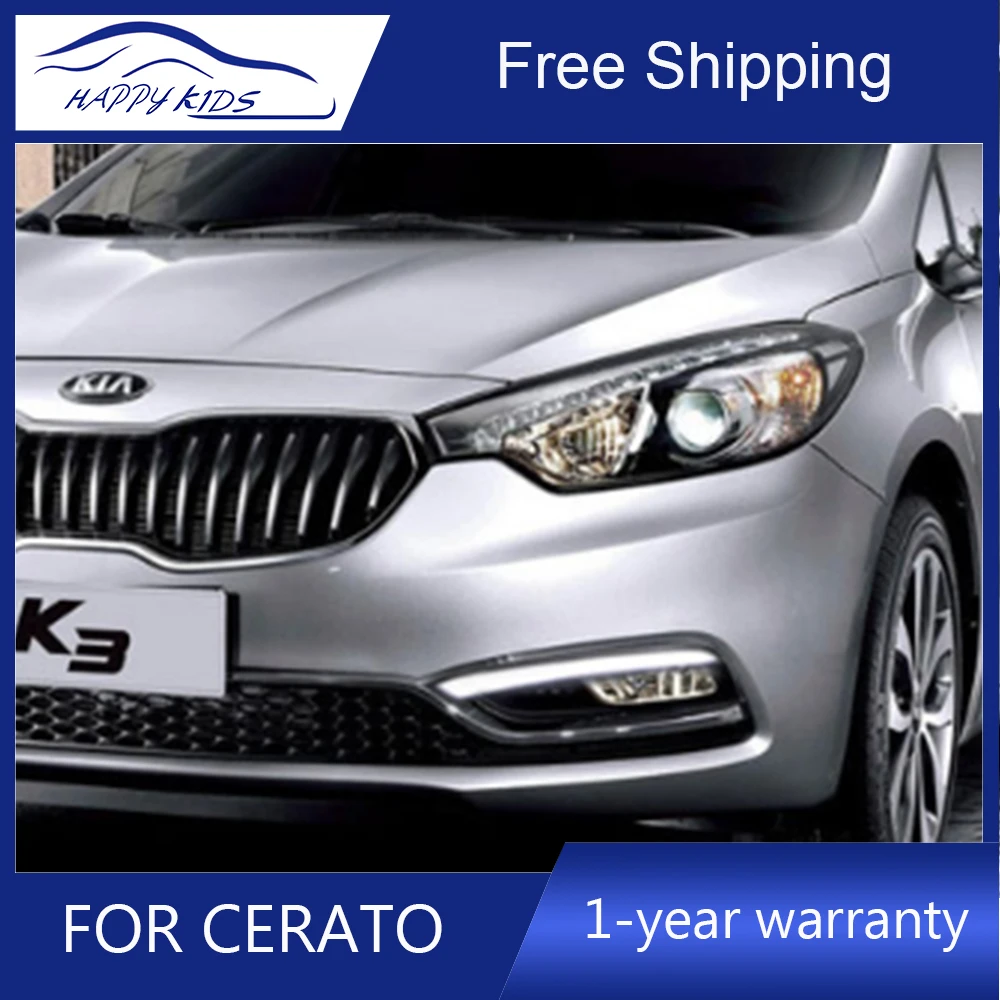 Высококачесветодиодный ные дневные ходовые огни для Kia Cerato K3 2013 2014 светодиодный 12