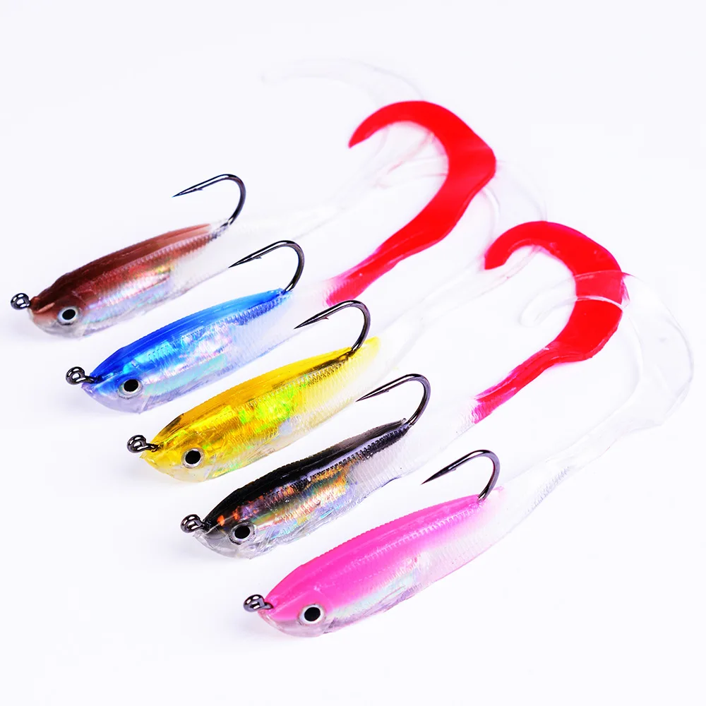 

Lead fish 5 color soft fish 10CM-14 .7 G sub-bait fishing gear export explosive fishing lures