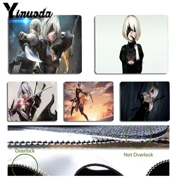 

Yinuoda Hot Sales 2B Playing Violin NieR DIY Design Pattern Game mousepad Fashion Computer Mousepad Gaming Mouse Mats