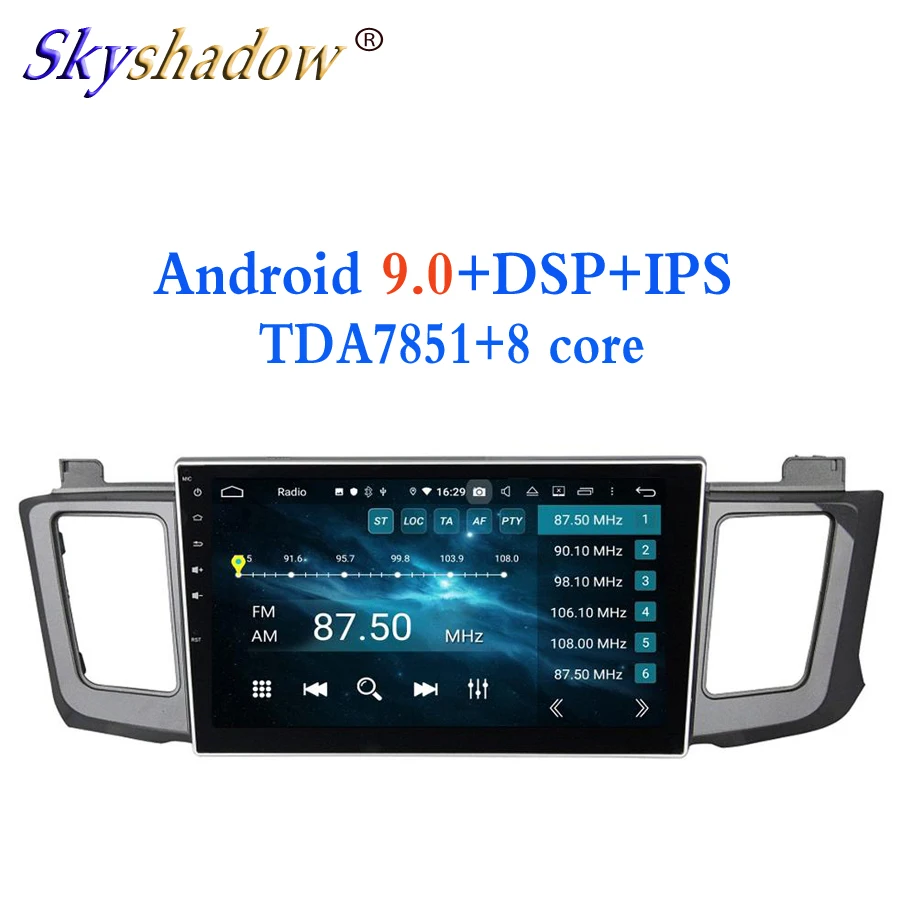 Best HD 10.1" Android 9.0 For Toyota RAV4 RAV 4 2012-2015 4GB+32GB+8Core Car DVD Player Wifi Bluetooth 4.2 RDS RADIO GPS Glonass Map 3