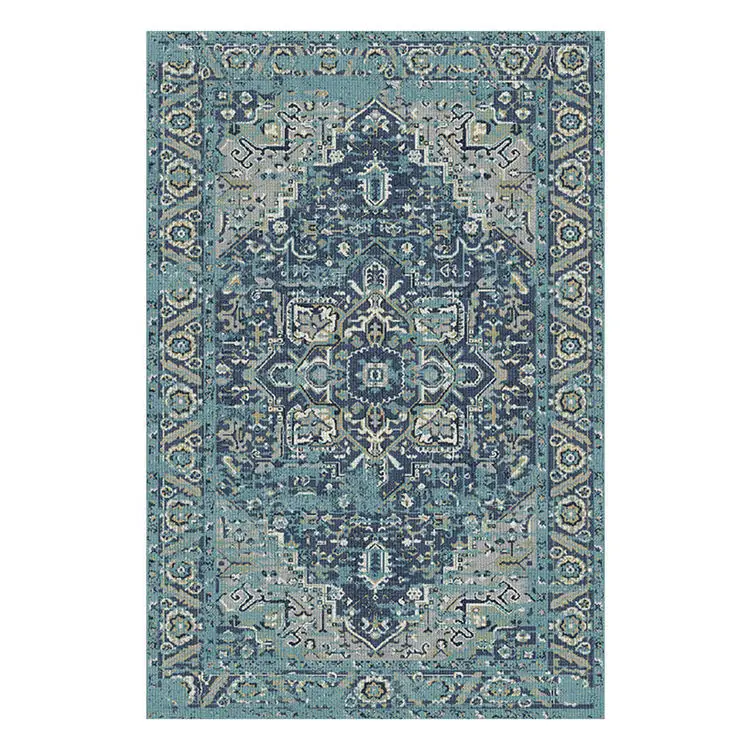 blue color Винтажные ковры для гостиной, американский персидский стиль, ковер для спальни, диван, журнальный столик, напольный коврик, марокканский ковер домашний декор - Цвет: blue color