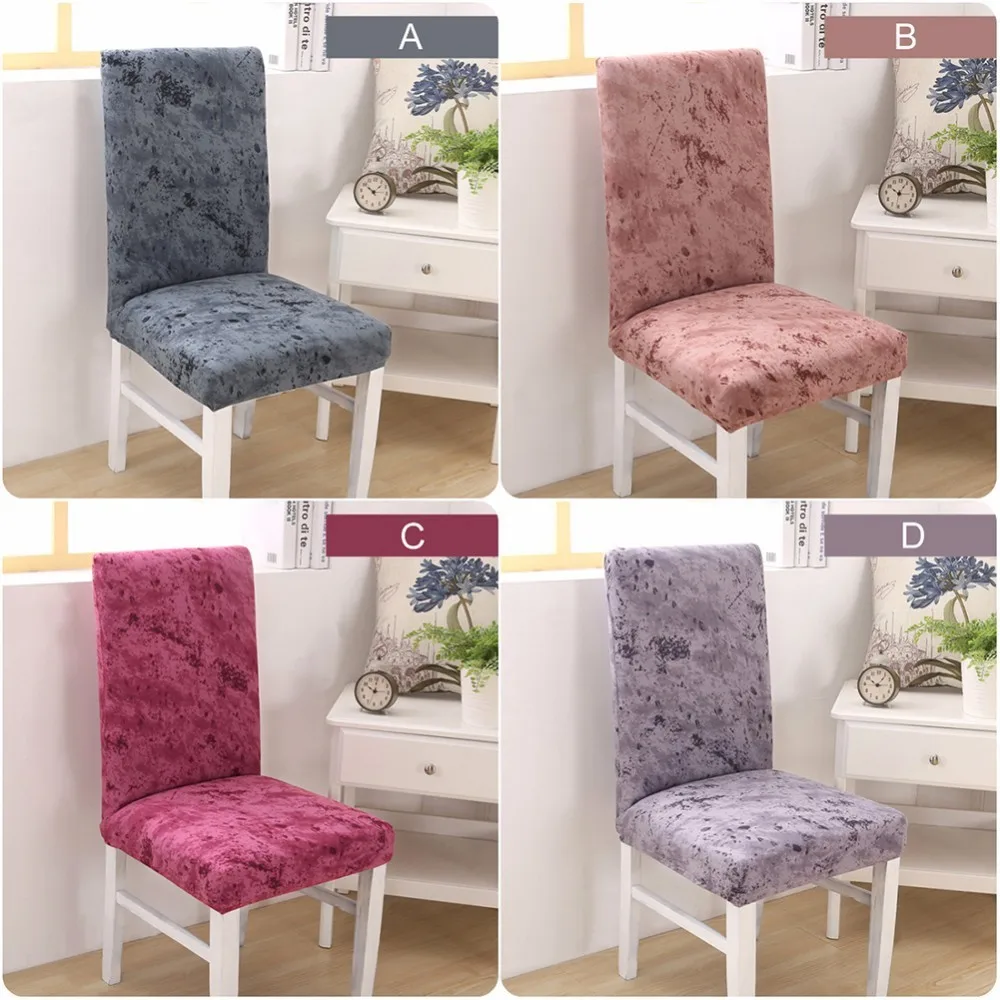 1 Piece Fit Soft Stretch Cotton Chair Covers For Wedding Hotel 1 Piece Fit Soft Stretch Cotton Chair Covers For Wedding Hotel Office Kitchen Short Dining Cover In From Home Garden On