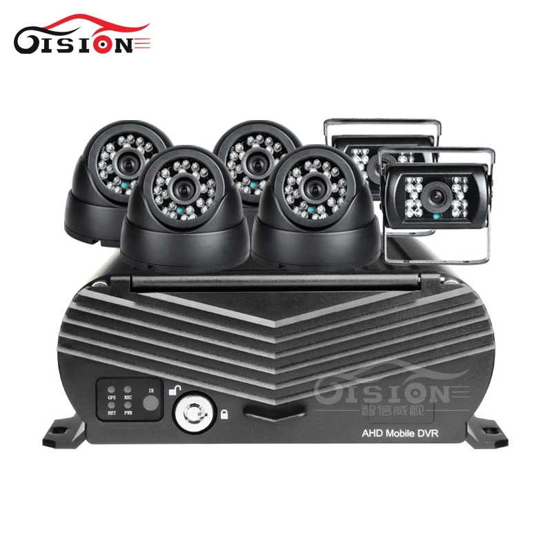  4G Lte GPS posicionamiento 8CH HDD Disco Duro coche móvil Dvr Vista Remota PC en línea/Aplicación d