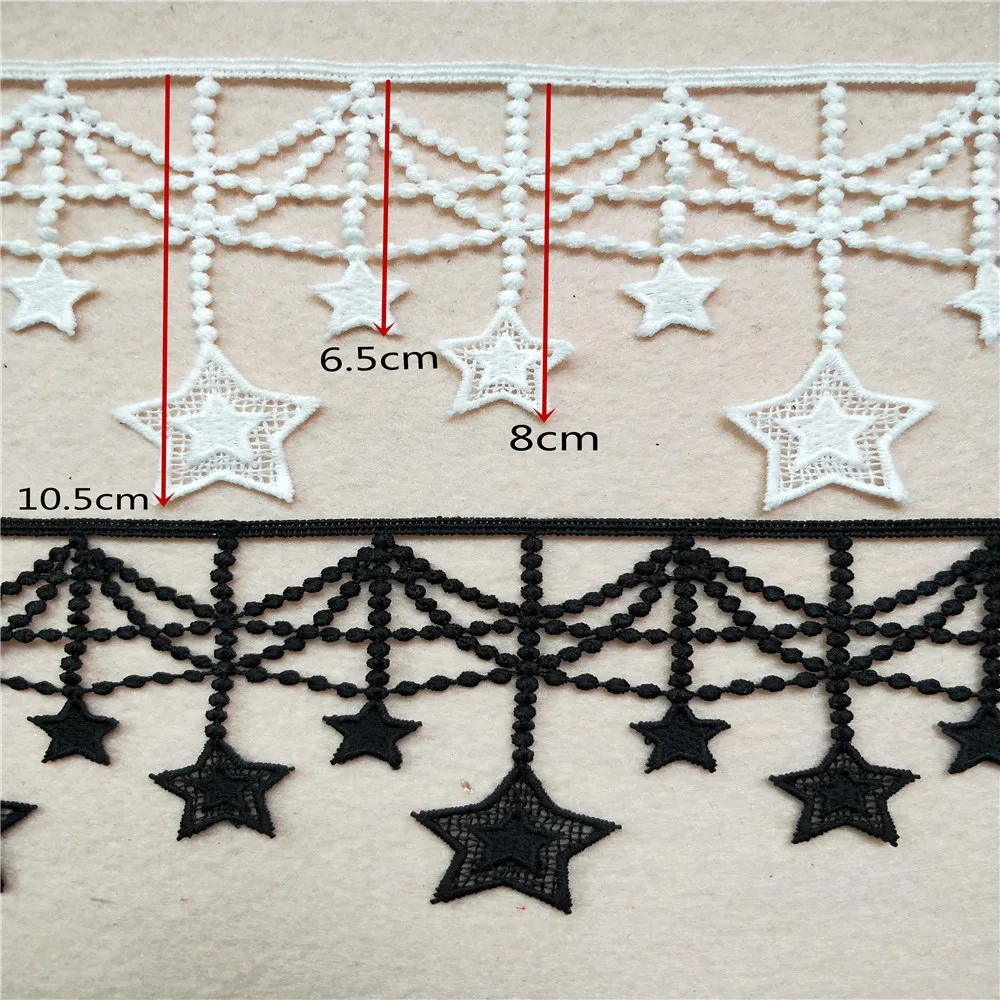 1 метр Нежные звезды кисточки кружева бахрома кружевной отделкой костюм домашний текстиль Шторы Декор одежды шитье
