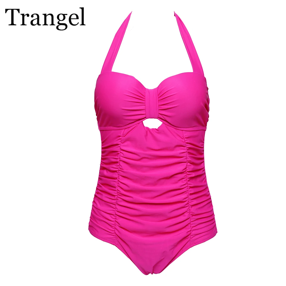 Trangel Plus Size Swimsuit 2017 New Arrival Swimwear Women One Piece