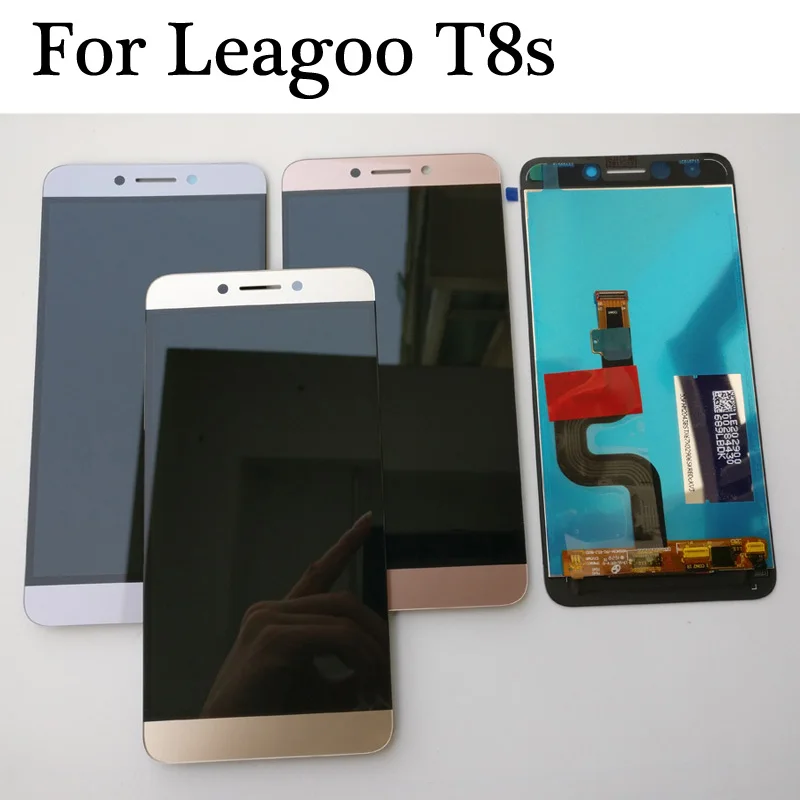 100% оригинальный новый 5 дюймов для LEAGOO T8S ЖК-дисплей Дисплей + кодирующий