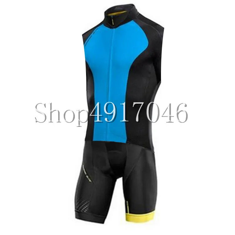 Mavic Sleeveless Cycling Jersey Jumpsuit Summer Ropa Ciclismo Maillot Cycling Sets Skinsuit Triathlon Suit Bike Clothing