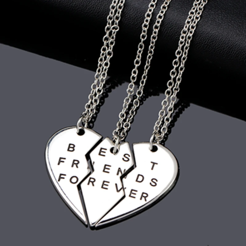 Collar cadena mano corazón amor amistad plata oro filigrana Boho