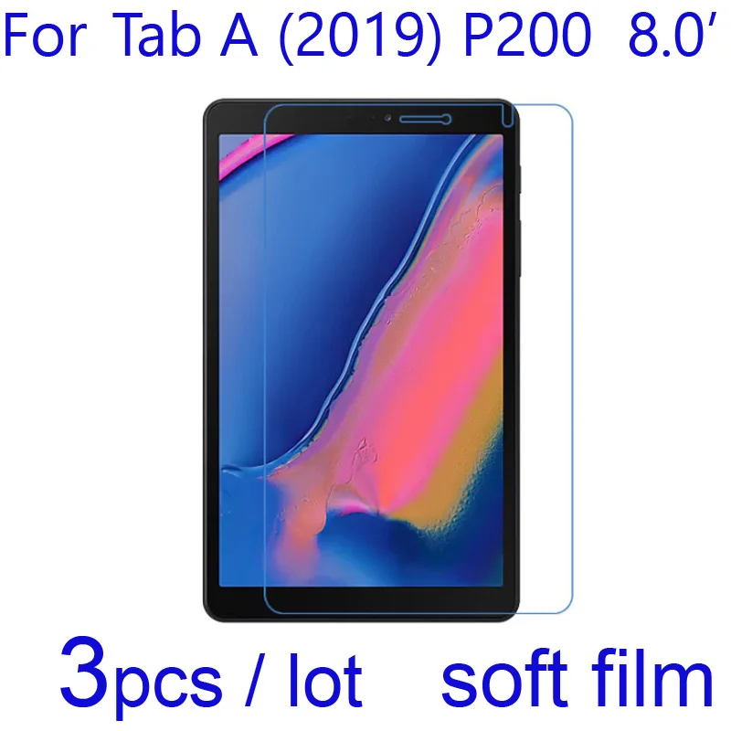 3 шт./лот защитная пленка для Samsung Galaxy Tab A 2019 с S Pen P205/0 8 0 прозрачная/матовая/нано