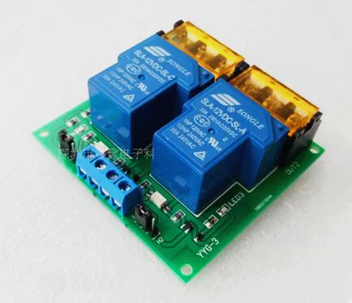 

Free Shipping!!! 30A relay module group / 30A two-way optocoupler isolation 220v turn 5v12v 24v