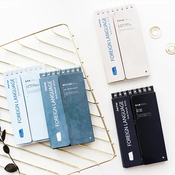 

A Pocket learning language Notepad White-collars learn English n46randum Creative School Student Supply Portable Notebook