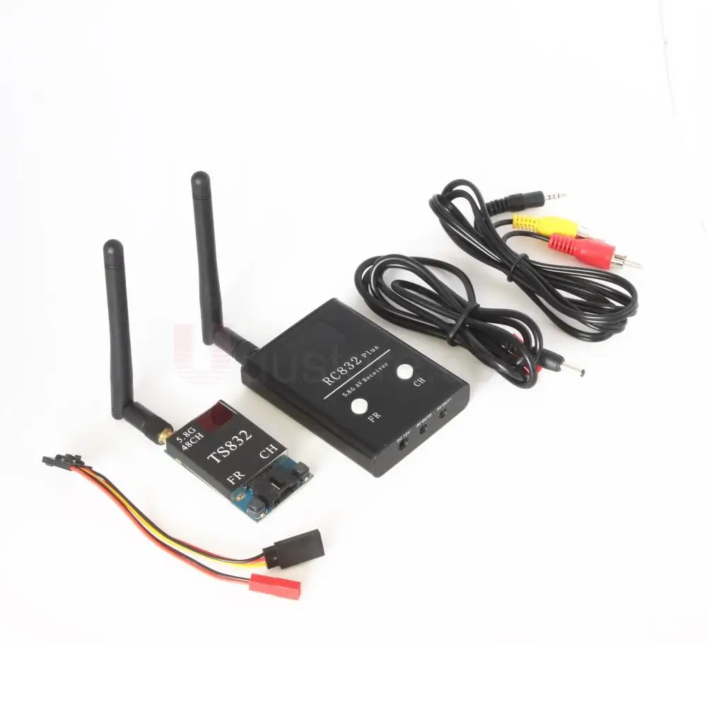 Wireless Audio Video System 5.8Ghz FPV 600mw Transmitter 48Ch Receiver 800x480 Monitor 800TVL Camera Remote Control Toys 3