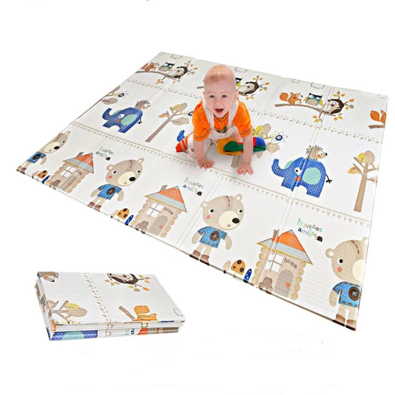 Детский ползающий игровой коврик-пазл игрушки для детский коврик XPE складной детский коврик утолщенный Игровой Коврик развивающий игровой коврик складывающийся ковер