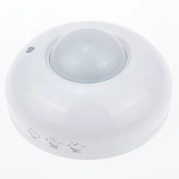 

Adjustable Infrared Motion Sensor Switch 110V-240V Body Motion Movement Ceiling Infrared Sensor Detector Light Bulb Switch