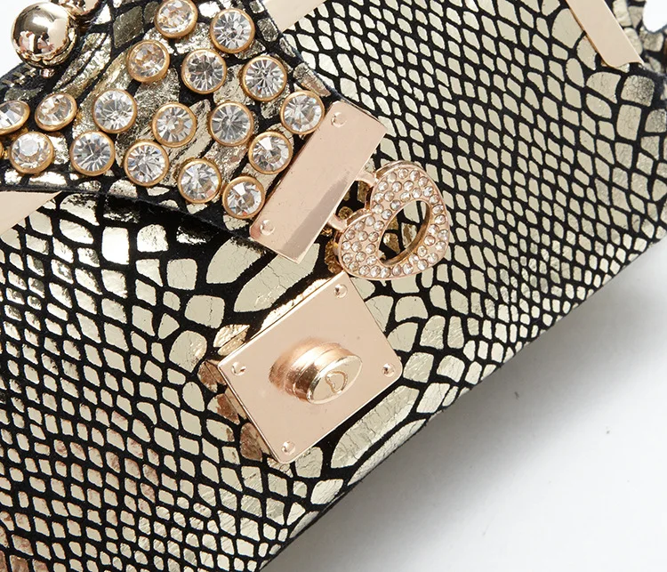 Women Purses And Handbags Leather Diamonds Chains Gold black Fashion Serpentine Clutch Wallets Evening Bags Women Purses And Handbags Leather Diamonds Chains Gold black Fashion Serpentine Clutch Wallets Evening Bags