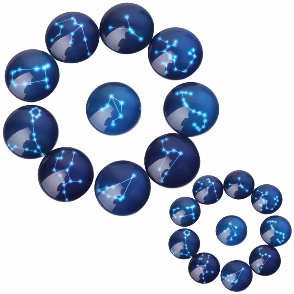 

JAVRICK 10PCs Random Mixed Round Glass Cabochon Lovely Cameo Patch Fit Cabochons Settings For Jewelry Making DIY Jewelry Finding
