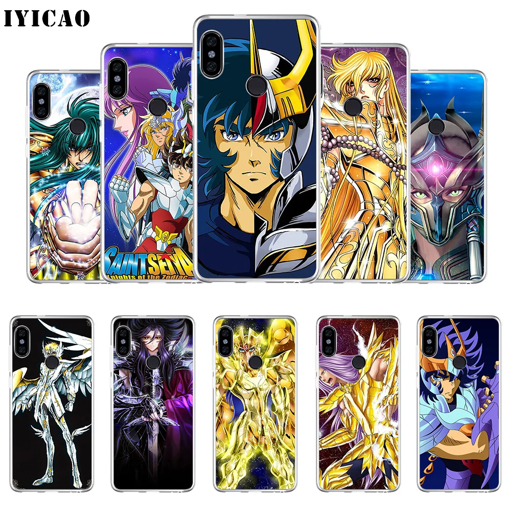 IYICAO мультяшный Мягкий силиконовый чехол для телефона Saint Seiya Xiaomi Mi 9 8 SE 6 A1 A2 Lite F1 MIX2S