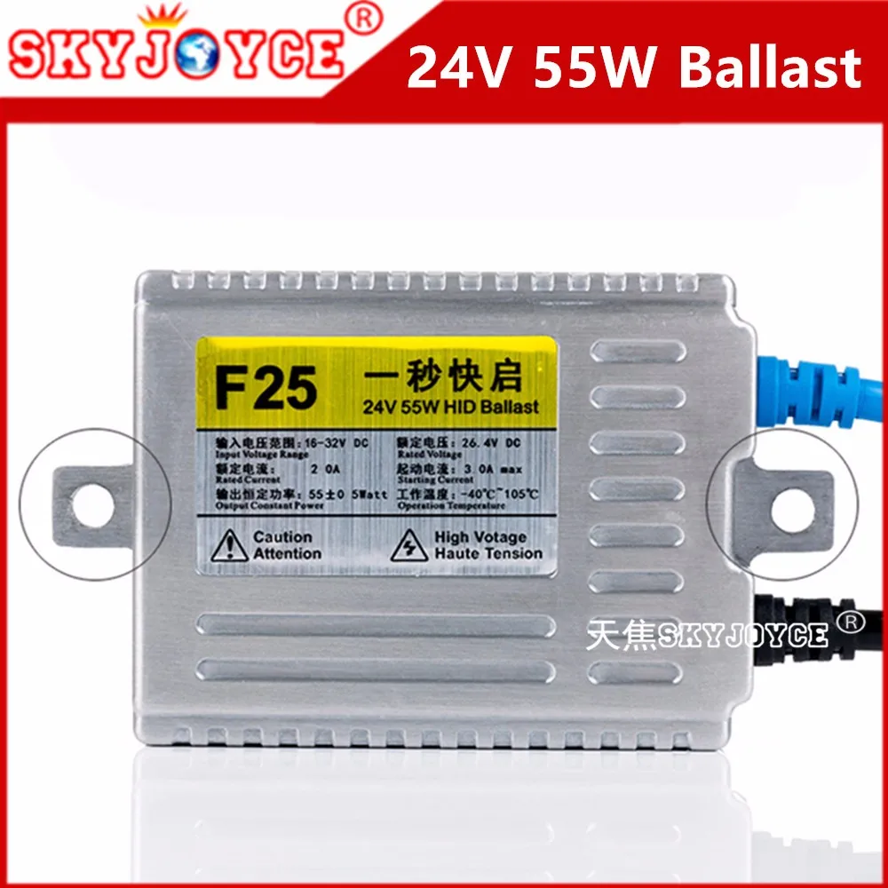 10X DHL hid 24V ballast Headlight HinoTruck boat h7 24v h3 hid xenon ballast h11 55W for hid kit xenon 24v daf fh truck h1 6000k (5)