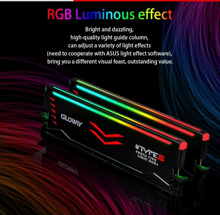 Оперативная память Gloway DDR4, 8 Гб* 2, 16 ГБ, 3000 МГц, RGB, для игр, настольных компьютеров, память, оперативная память, Серия B