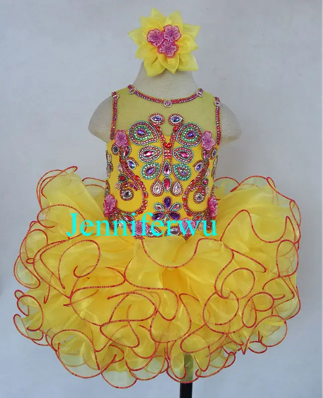 

baby girl pageant dress little girl evening dresses flower girl dresses 1-6TEB205
