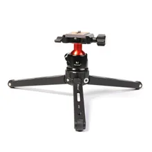 Marsace MT-01 Portable Foldable Ultra Aluminum alloy Tripod Compact Desktop Macro Mini Tripod Kit with Ball Head for Canon Nikon
