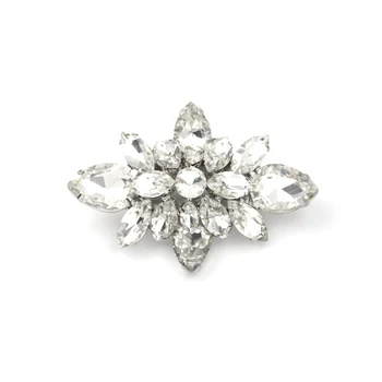 

1Pcs DIY Shoes Flower Charms Crystal Diamond Shoe Clips Bridal High-heel Pumps Fashion Wedding Decoration Buckle Accessories