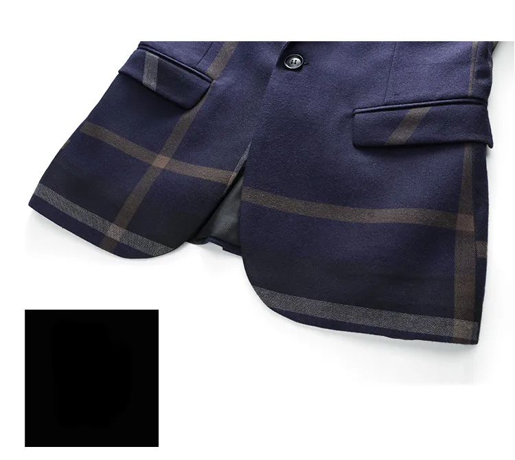 jacket+ vest+ pants) autumn new men's fashion boutique plaid single button suit 3-piece men's wedding casual suit S-5XL