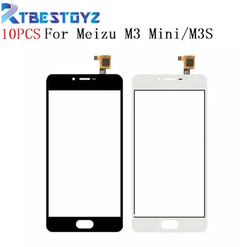 

RTBESTOYZ 10PCS/Lot Touchscreen 5.0'' Replacement High Quality For Meizu M3 Mini M3Mini M3S Touch Screen Digitizer Sensor