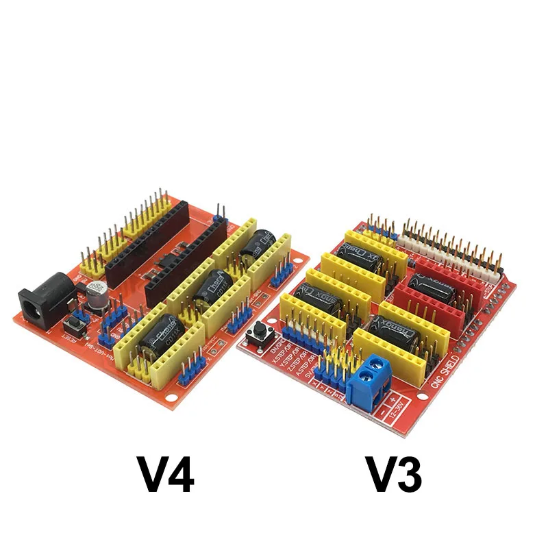 Гравировальный станок с ЧПУ щит V3/V4/3D принтер/A4988/DRV8825 Драйвер шагового двигателя