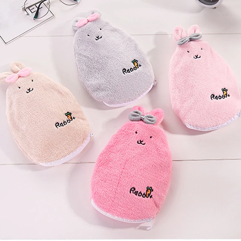 

Winter Cute Cartoon Creative Plush Rabbit Hot Water Bottle Hand Warm Comfortable Warm Cartoon Plush Warm Water Bottle