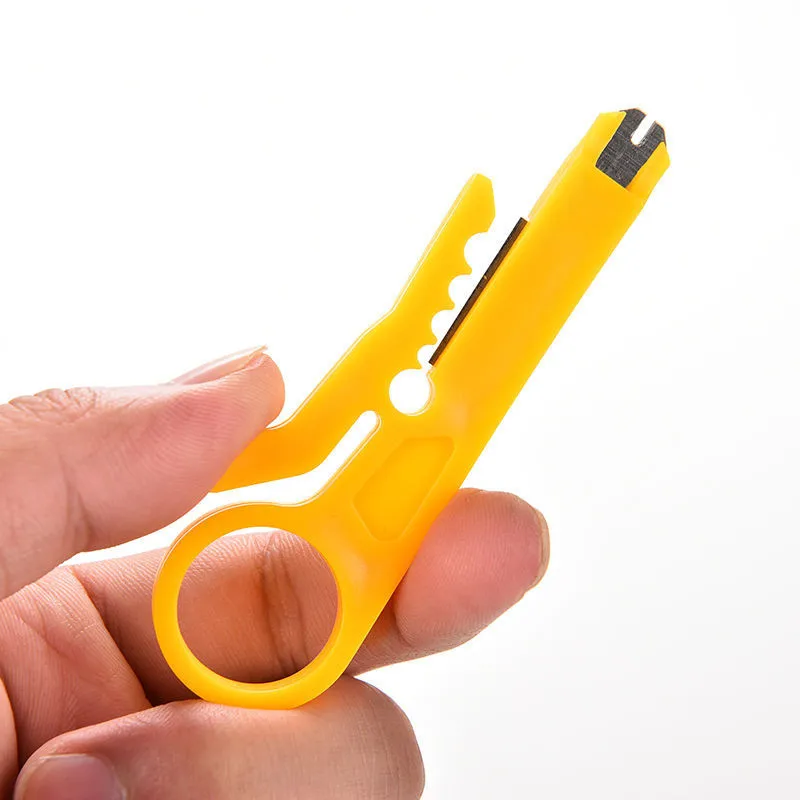 Мини-нож для зачистки проводов плоскогубцы обжимной инструмент многофункциональные плоскогубцы удаление изоляции кабеля провода резак для зачистки проводов D5201