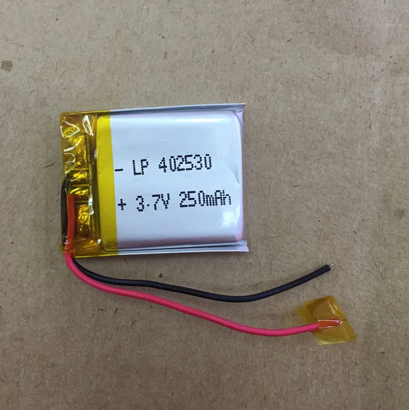 Полимерная литиевая батарея 3,7 V 402530 250mAh CEL MP3MP4 аккумуляторная литиевая батарея 4,2 V литий-ионная аккумуляторная батарея