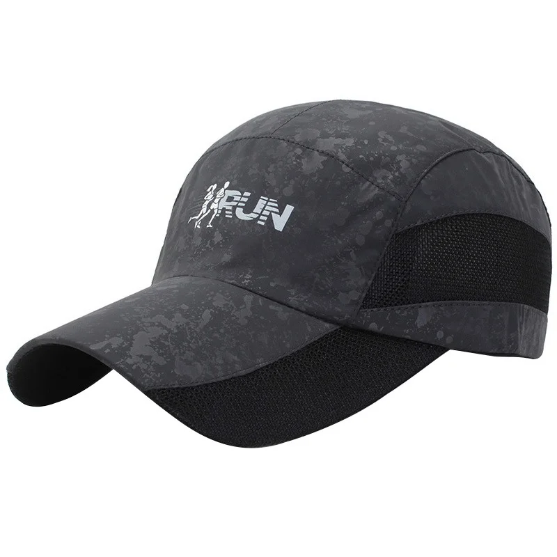 

Summer Sports Caps Men Breathable Mesh Cap Quick Dry Hat Adjustable Baseball Hat Climbing Running Sport Caps