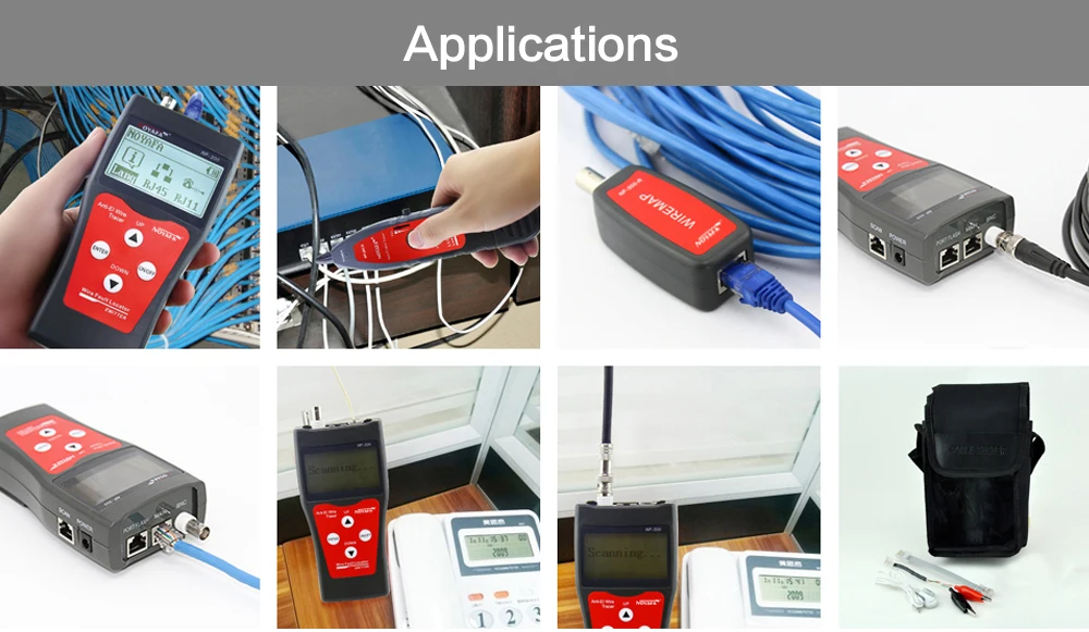 Noyafa NF-300 для BNC USB RJ11 Телефон RJ45 локальной сети провода трекер анти-помех тон Tracer кабельный тестер