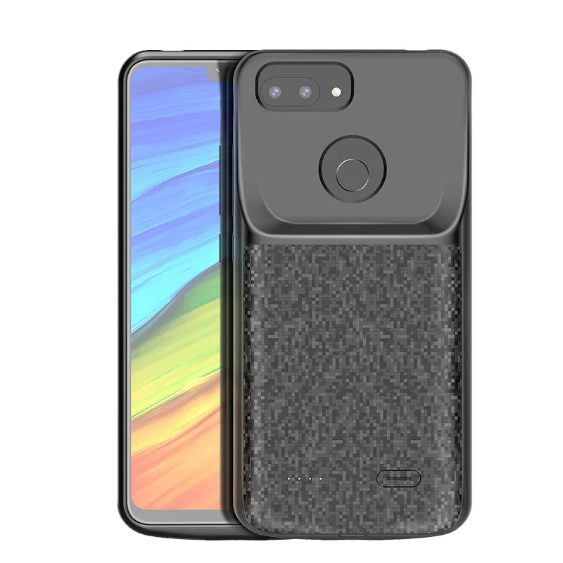 Чехол для телефона с аккумулятором Xiaomi Mi 8 Lite чехол зарядным устройством на 4700 мАч тонкий силиконовый