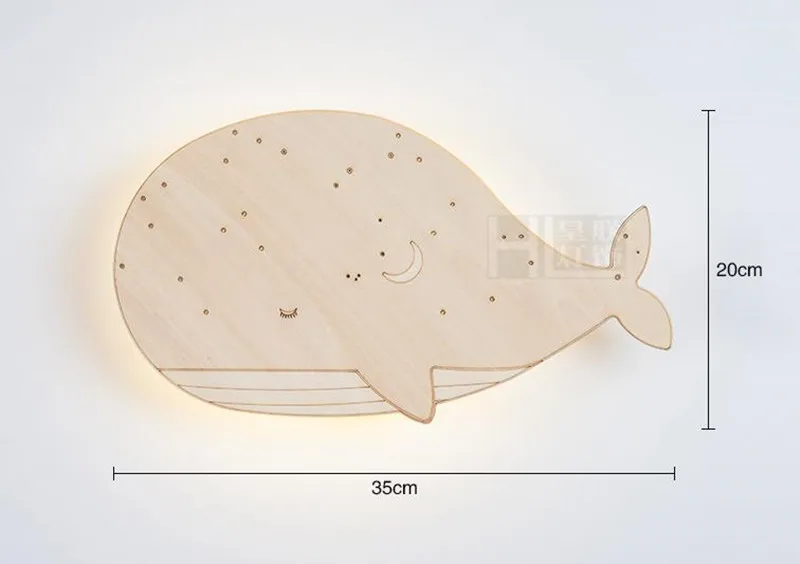 Whale Wall Lamp 17
