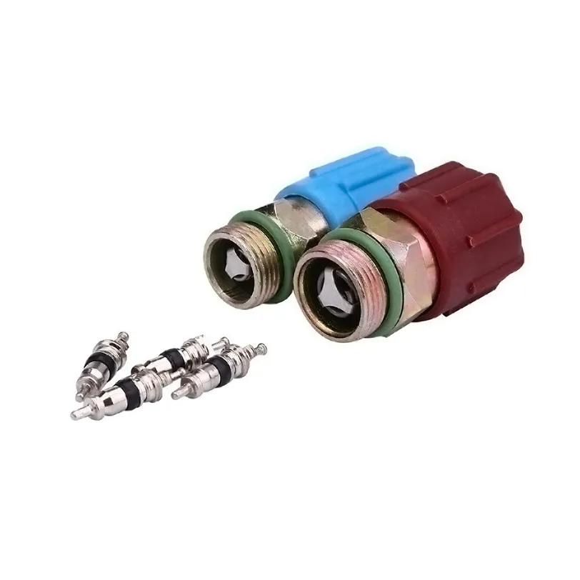 

Car-styling AC A/C System Cap & Valve Cores Santech Rapid Seal Kit Air Conditioning Service car-styling car accessories