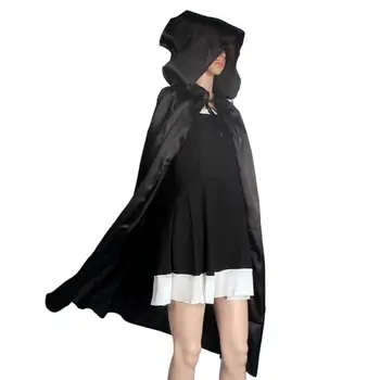 

New Halloween Clothing Scary Costumes Hooded Cloak Coat Wicca Robe Medieval Cape Shawl Halloween Party Halloween Supplies Hot