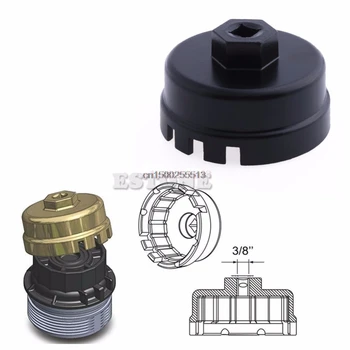 

Flutes Universal Oil Filter Socket Remover Tool 64.5mm For Toyota