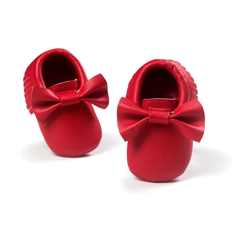 Новые детские мокасины с бахромой, обувь для новорожденных, мягкая подошва, искусственная кожа, обувь для малышей SL01